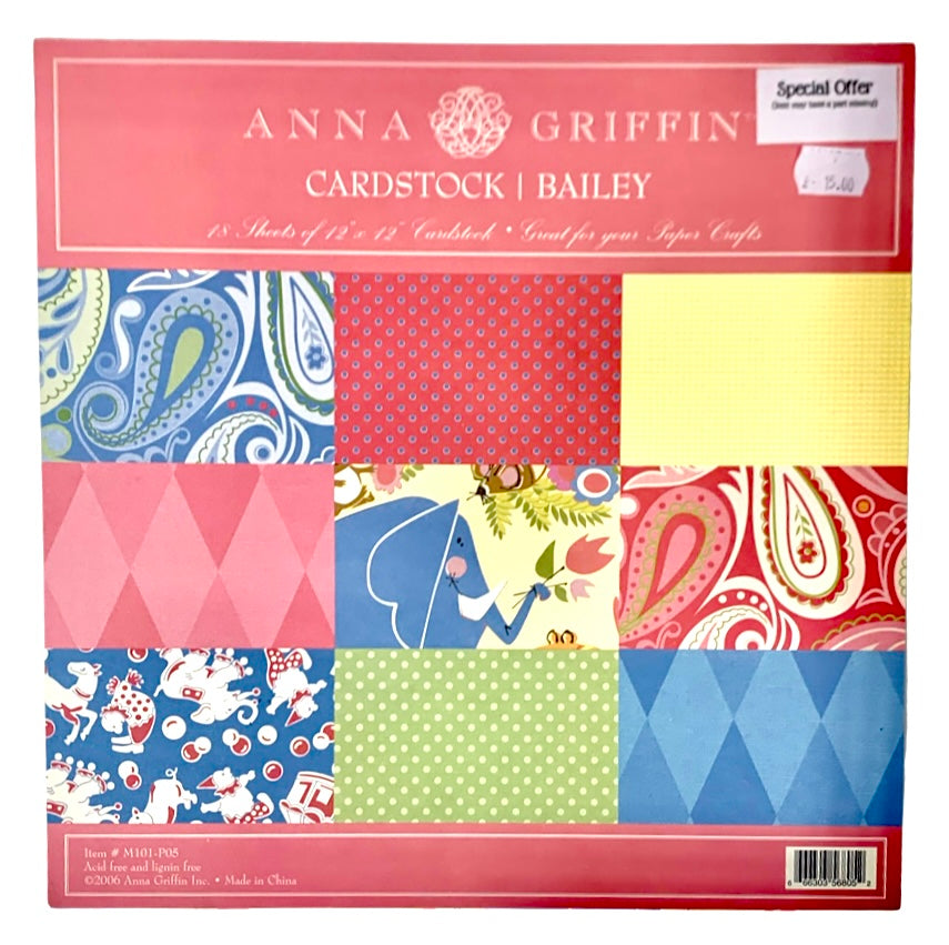 Scrapbooking paper pack - cardstock bailey