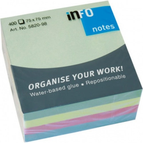 Sticky Notes Block, pastel