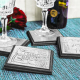 Metal Embossing Kit - Pewter Coasters
