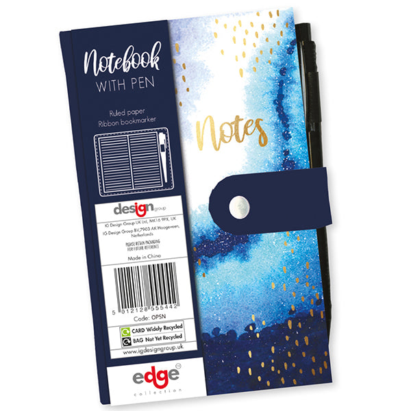 Notebook with pen