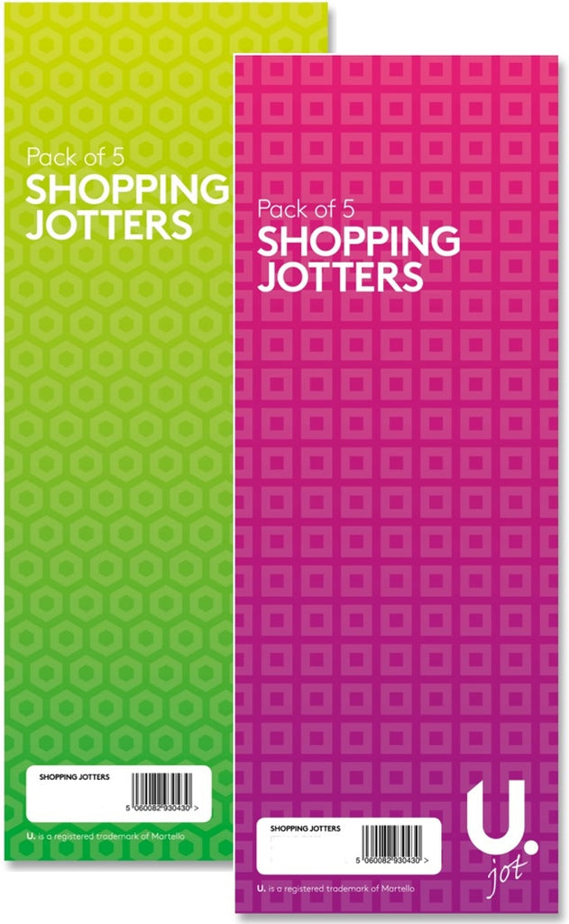 Shopping Jotters