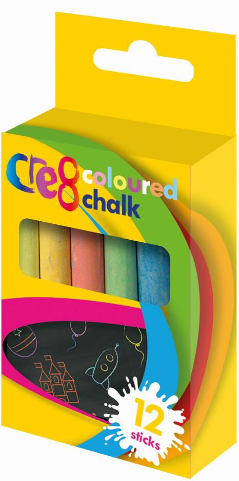 Coloured chalk 12pcs
