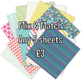 Scrapbooking 12x12 sheets (5 for £3)