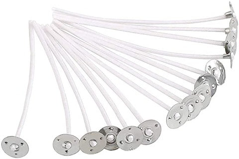 PreWaxed Candle Wick for Paraffin Wax LX08 120mm Pack of 10 (white)
