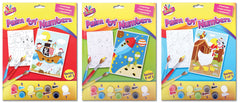 Kid's paint by numbers set of 2
