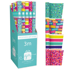 Giftmaker Giftwrap 3m