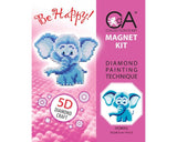 Diamond Painting Magnet Kit - Baby Elephant