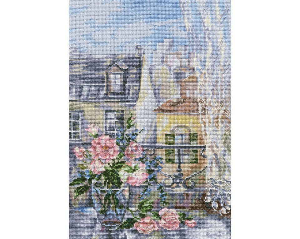 Cross Stitch (counted) - morning in paris