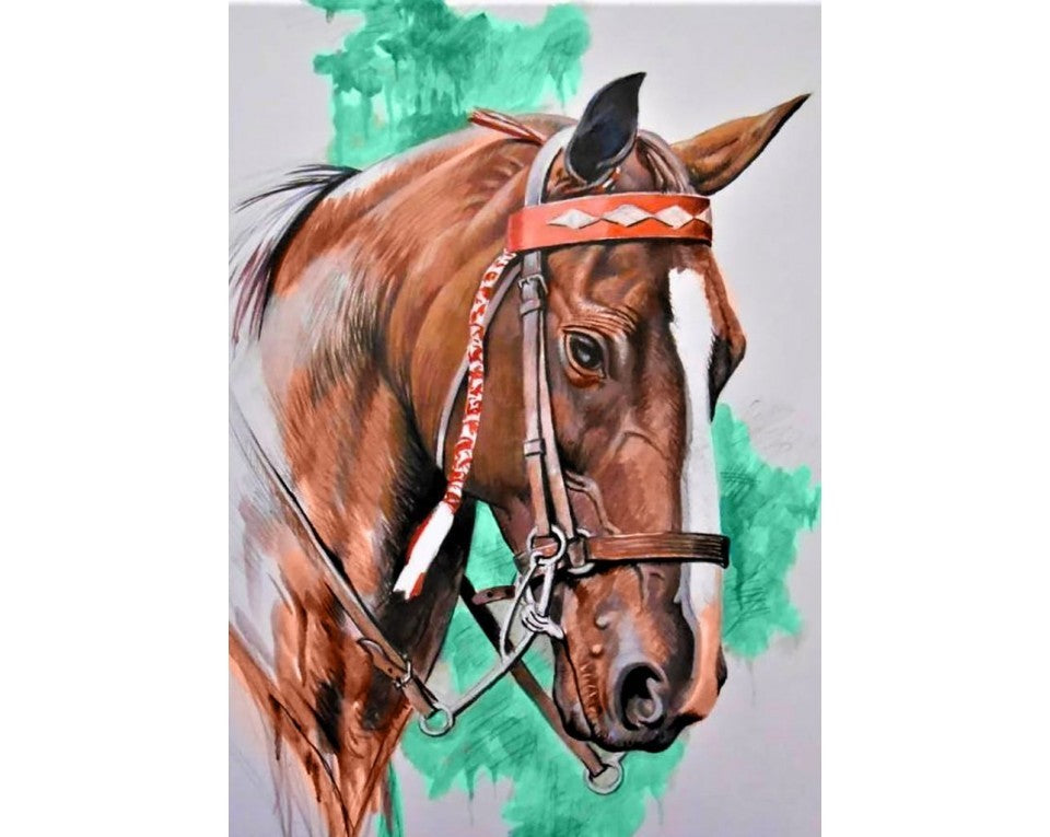 DIAMOND ART KIT - Horse's head