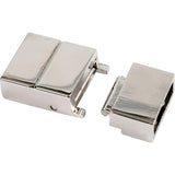 Magnetic Click Clasp - silver plated