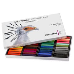 Spectrum Soft Pastels Pack of 48 Assorted Colours