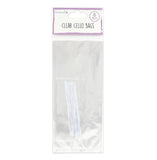 clear cellophane bags with ties