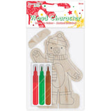 Wooden Christmas Characters