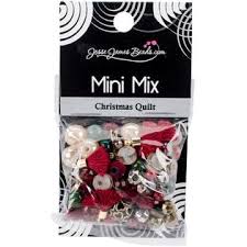 Mini Mix - Christmas quilt beads