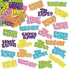Easter Glitter Foam Stickers
