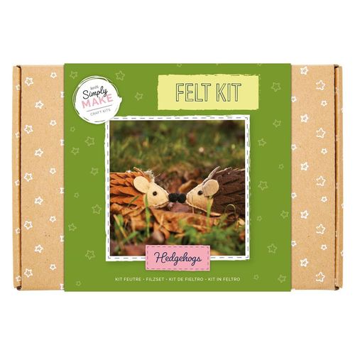 Simply make - Felt Hedgehogs kit