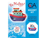 Diamond Painting Magnet Kit - Boat