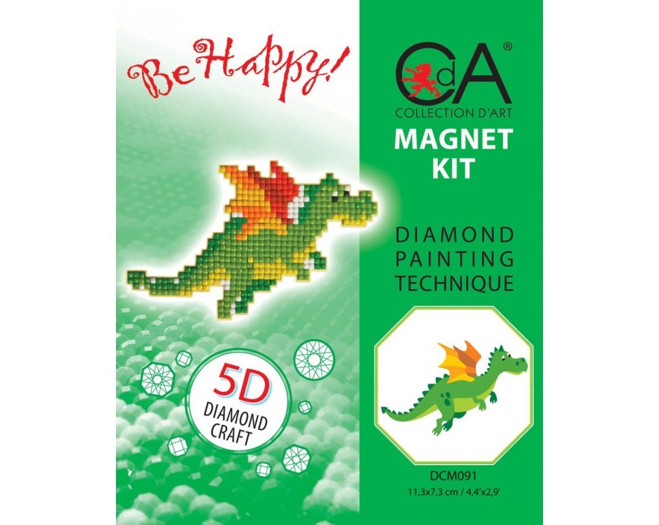Diamond Painting Magnet Kit - Dragon