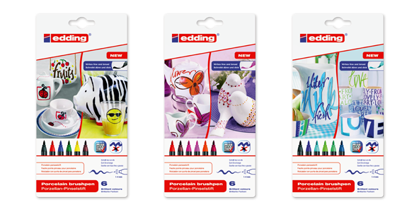EDDING 6 porcelain & ceramic  pens