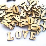 Wooden Letters A-Z, 0-9
