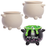 Halloween Ceramic:  Witch & Wizard Cauldrons