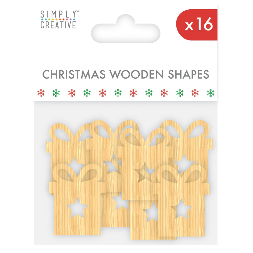 Wooden shapes - presents