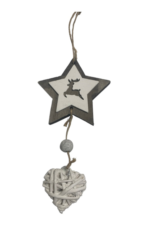 Hanging Xmas decoration - star