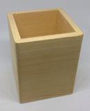 Wooden pen pots