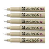Pigma Micron Fineliners