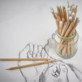 Specialist Graphite Pencils - Single - eraser top