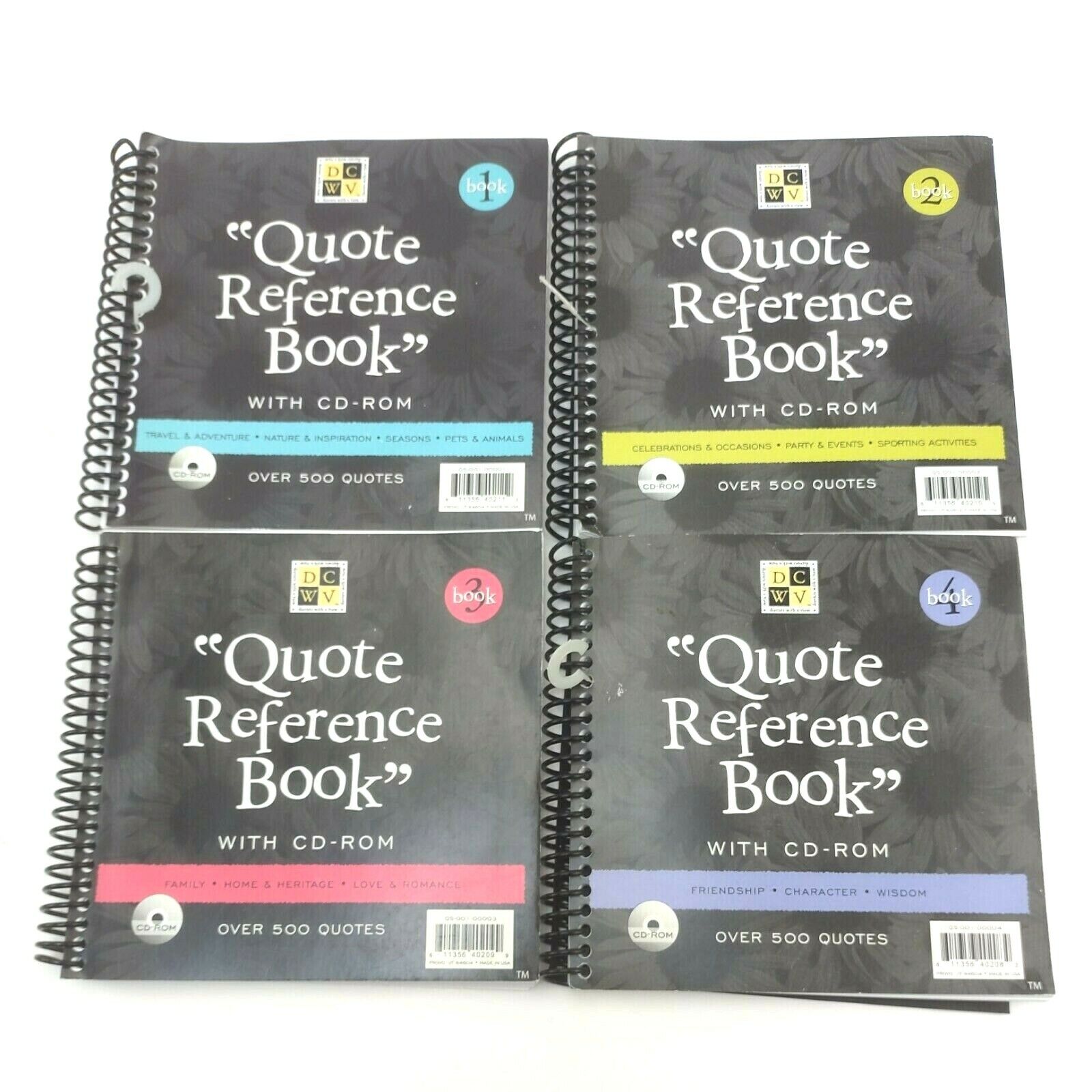 Scrapbooking "Quote Reference Book" with CD
