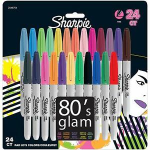 Sharpie Assorted - 24 80's Glam