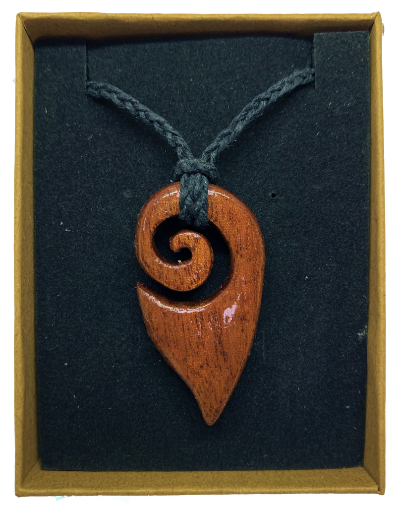 Tailed Koru necklace