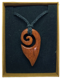 Tailed Koru necklace