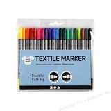 Textile Markers - Brights - Double Ended 20pcs